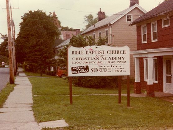 Bible Baptist Sign 1978
